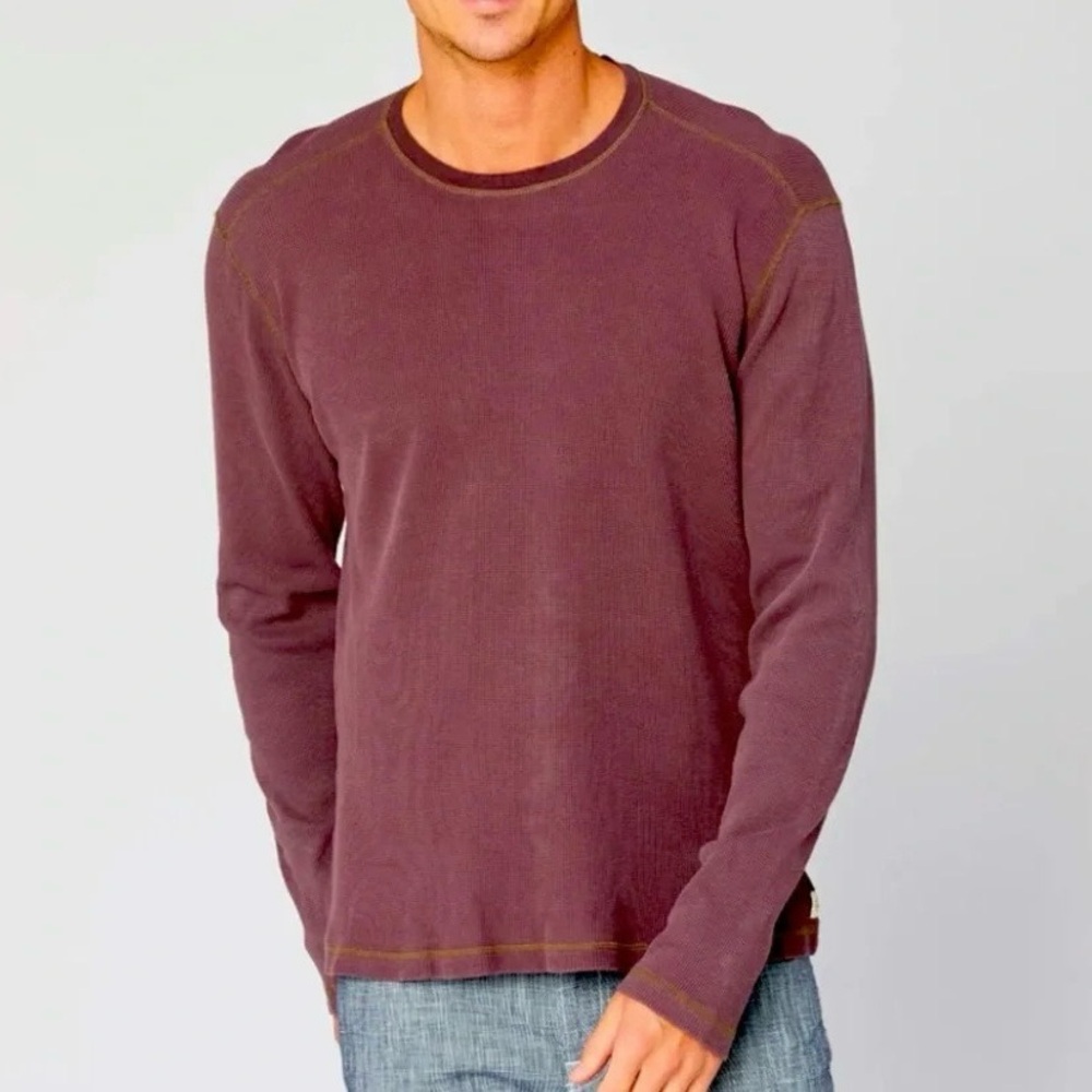 Agave Mens Denimsmith Crewneck Sweater Brick Red Medium Jake Agave Supima Cotton
